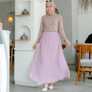 Rok Naomi Plisket Premium Mayung | Hyget Super | Full Karet | Muat Hingga 100kg | LP 60–140cm | Panjang 93–95cm