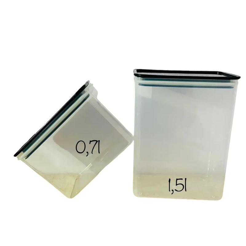 Hộp Nhựa Đựng Bột, Hạt, Cà Phê, nhựa PVC trong suốt Đựng Gia Vị