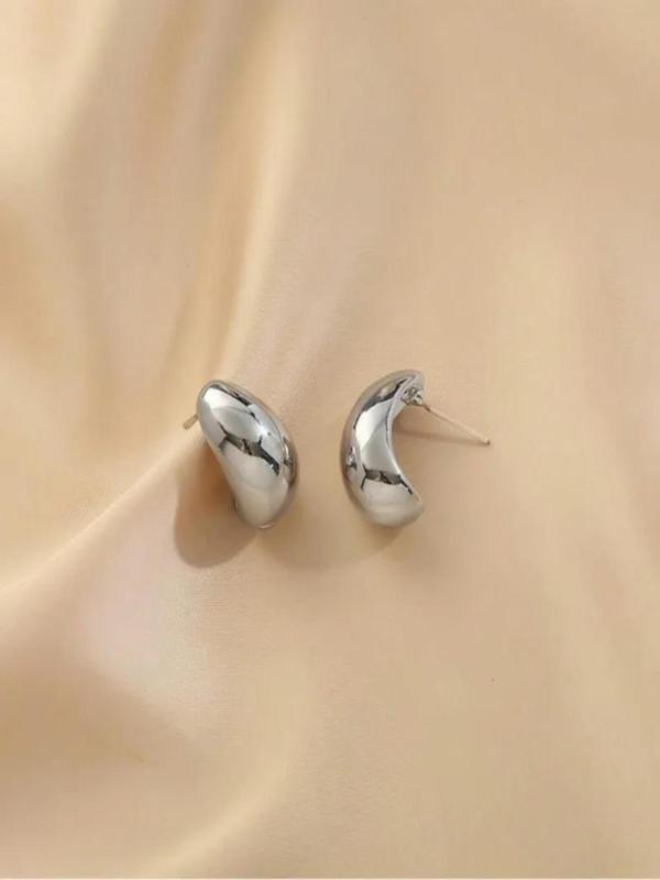 Water Drop Shaped Dangle Earrings, Fashionable Chunky Earrings for Women, Casual Jewelry for Party, Daily Clothing Decor, Trendy All-match & Exquisite Jewelry for Birthday Gift 6