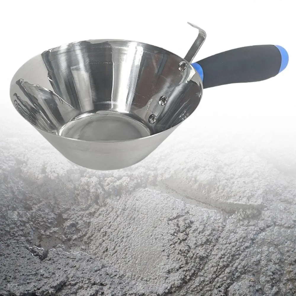 Stainless Steel Bucket Scoop Bucket Dipper for Plaster DIY Projects ...