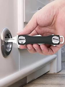 Portallaves Inteligente Portátil, Llavero de Aleación de Aluminio, Clip Organizador de Llaves, Clip de Almacenamiento de Llaves, Accesorios de Moda para Hombres y Mujeres