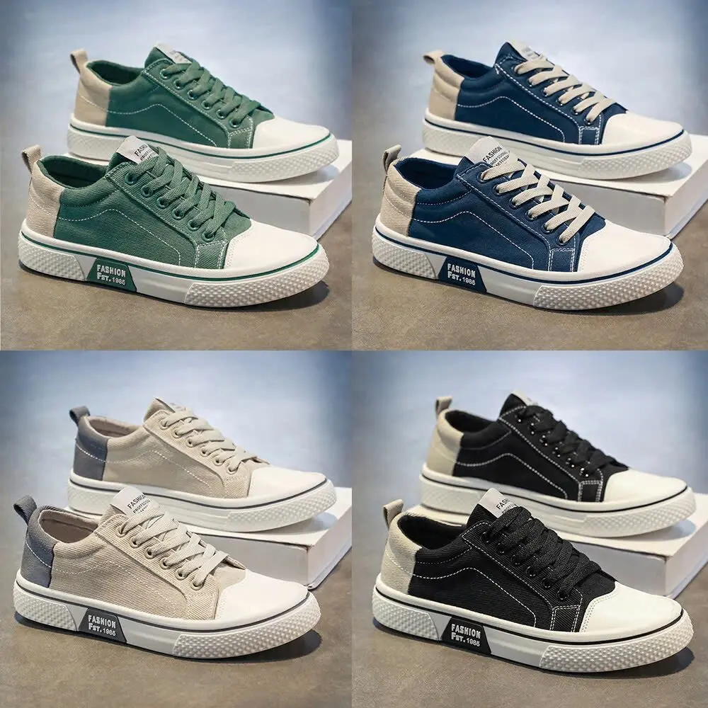 Giày Nam, Giày Sneaker Nam Chất Vải Canvas Phong Cách Hàn Quốc Cực Đẹp Dễ Phối Đồ, Thoáng, Nhẹ ( K120 ) Đế Bằng Shoes
