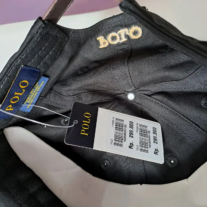 Topi Polo Resmi Store with Tag Katun 5