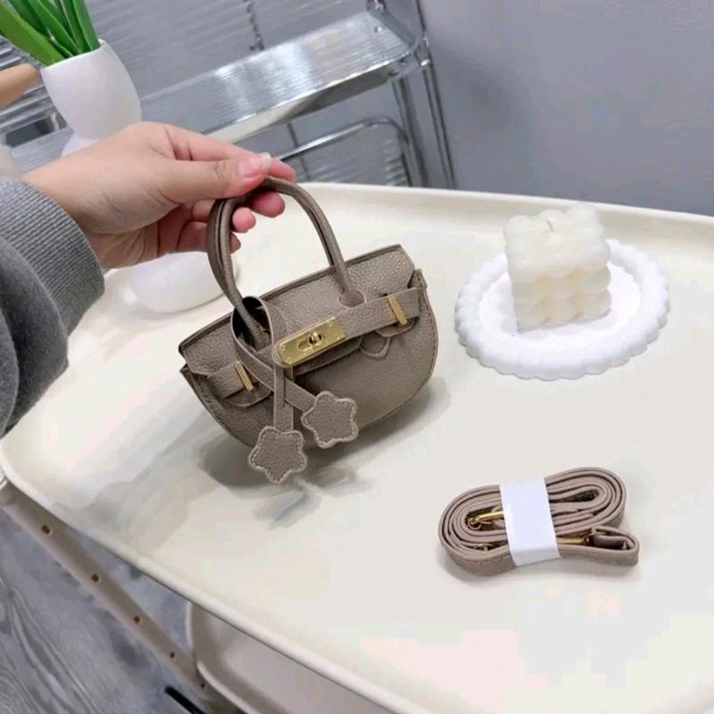Túi xách nữ đeo chéo mini size 14 có quai xách da gạo BT bags Store 40A 2
