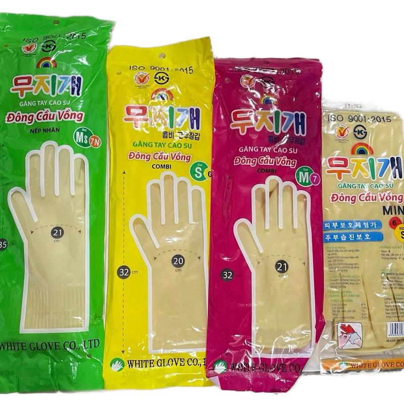Găng tay cao su rửa bát, chén Đông Cầu Vồng size S,M,L Chống Nước,găng tay rửa bát, găng tay rửa chén