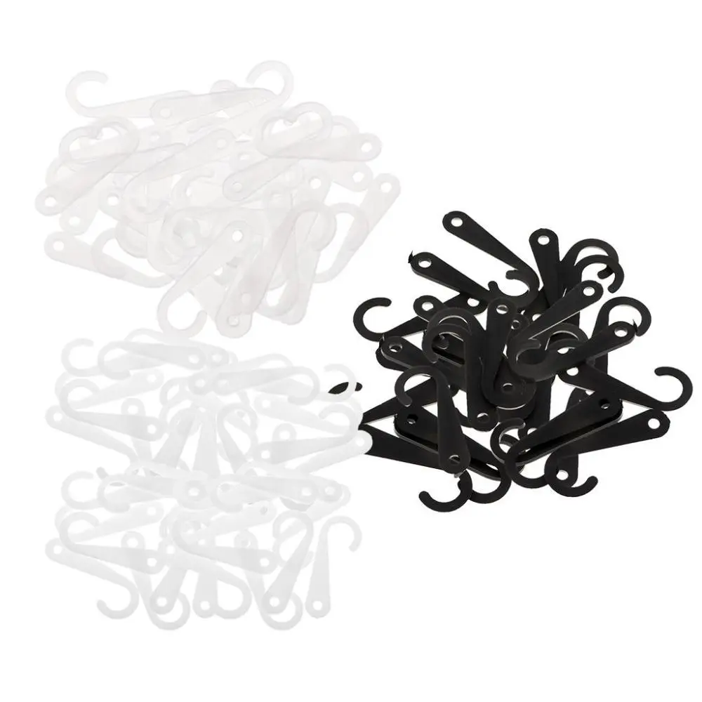 50pcs Plastic J-Hooks for Socks Retail Display Hanger 1.77