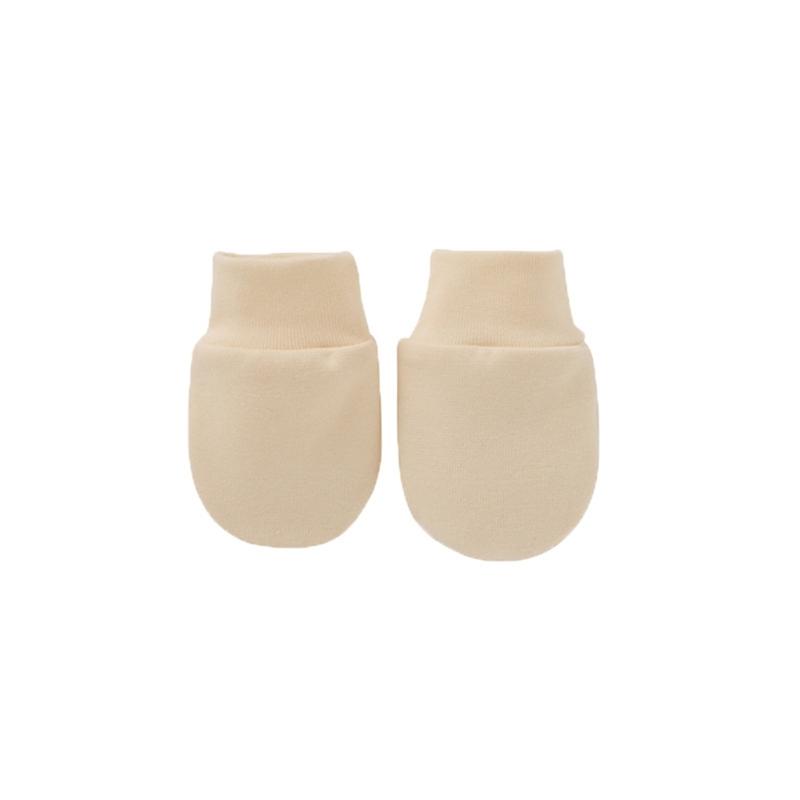 Product Introduction of Two Piece Set of Baby Scratch Resistant Soft Cotton Gloves for Newborn Face Protection 3
