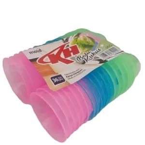 36 pcs cetakan bolu kukus  plastik/ 3 lusin cetakan  kue  plastik Kitchenware