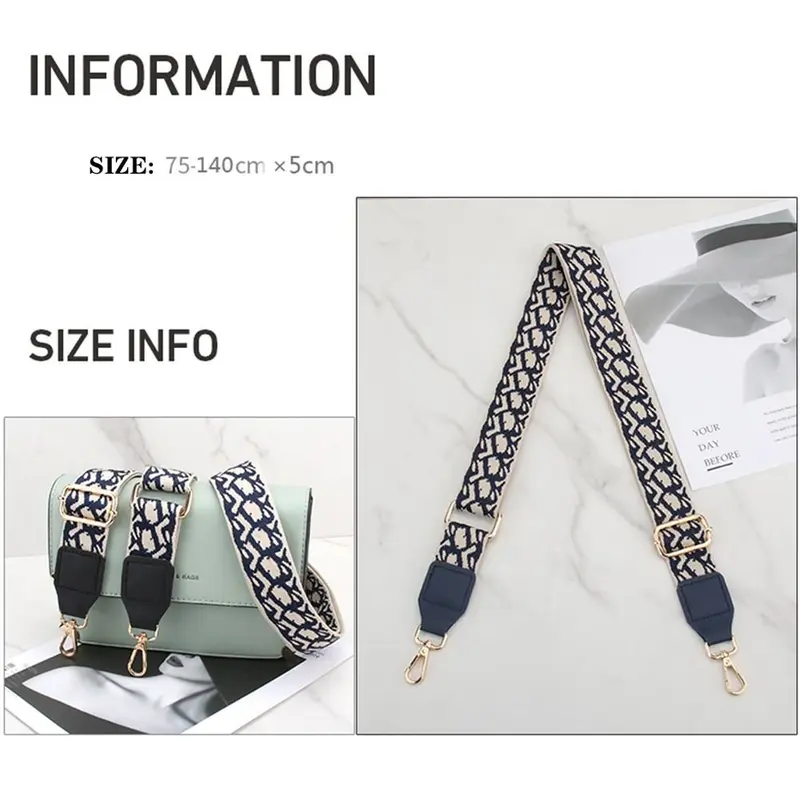 Bộ Mở Rộng Nylon Có Thể Điều Chỉnh Cho Túi Xách, Dây Đeo Túi, Thắt Lưng, Túi Đeo Vai, Dây Đeo Ví 3