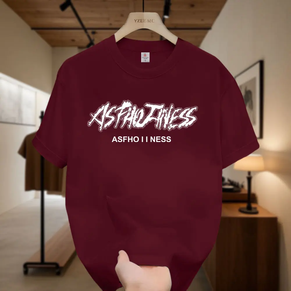 Trendy Street Style T-Shirt Men's Short Sleeves Trend Loose Plus Size Couple Oversize Top Unisex