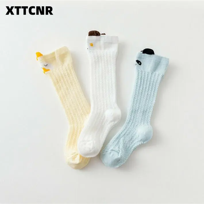 Baby Over Knee Stockings, Cartoon Cute Animals Patterns  Tube Ruffled Soft Socks