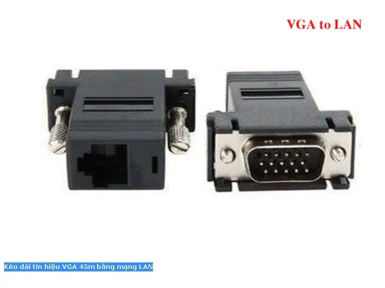 Chuyển tín hiệu VGA sang cáp mạng RJ45