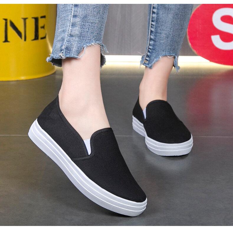 Product Introduction of Comfortable lace up women's flat shoes White non-slip rubber sole comfortable nursing shoes comfortable slip on sneakers 15