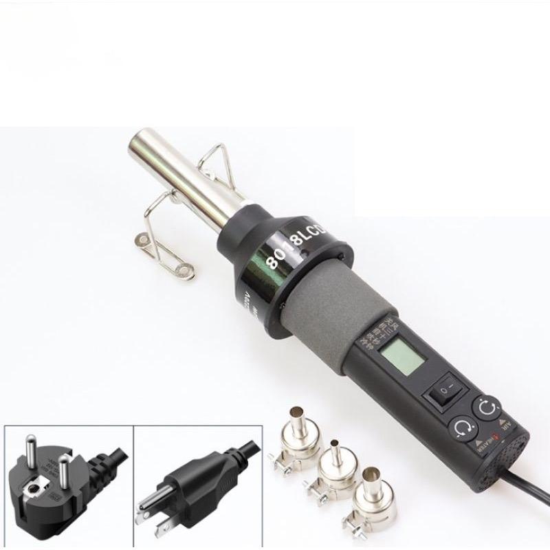 Máy Khò Nhiệt Cầm Tay 8018LCD Tặng Kèm Mỡ Hàn