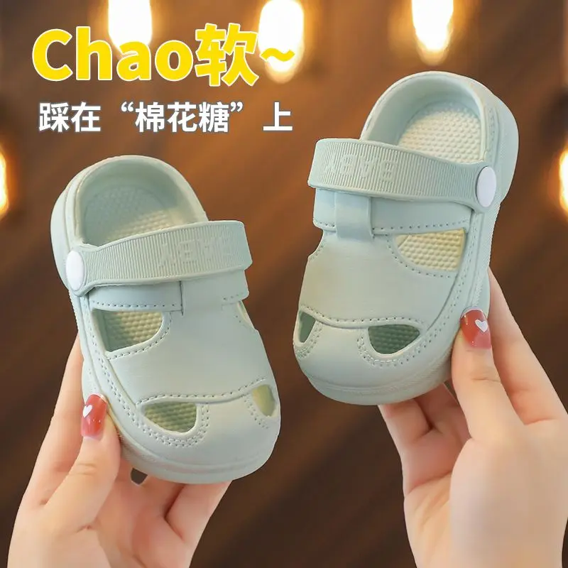 Dép Lê Có Lỗ Mùa Hè, Đế Siêu Mềm, Dễ Thương, Cho Bé Và Trẻ Mới Biết Đi, Dành Cho Nam Và Nữ, Sử Dụng Trong Nhà Và Ngoài Trời, Chống Trượt, Bền, Sử Dụng Kép
