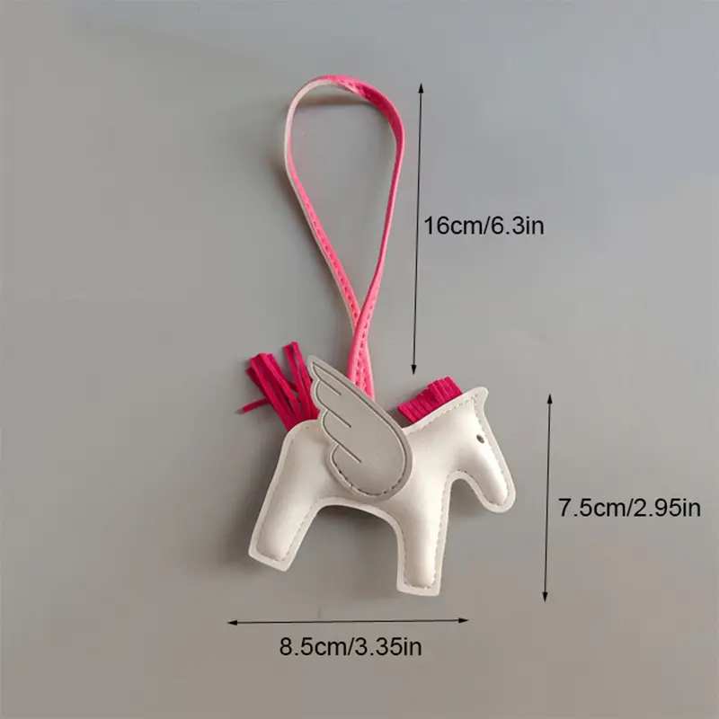 Mặt Dây Chuyền Pegasus, Da Hợp Xu hướng Mới, Dễ Thương Và Sáng Tạo, Cá Nhân Hóa, Dành Cho Ba Lô Nữ, Phụ Kiện Quyến Rũ Túi Nữ 6