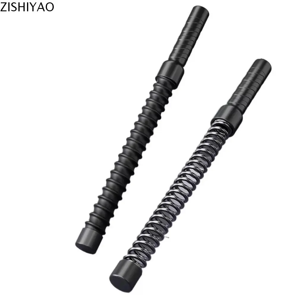 ZISHIYAO Exercise Rod Replacement Spring Strength Training Bar Non Slip Stainless Steel Cordless Battle Rope Multifunction Durable Fitness Stick Fitness Equipment