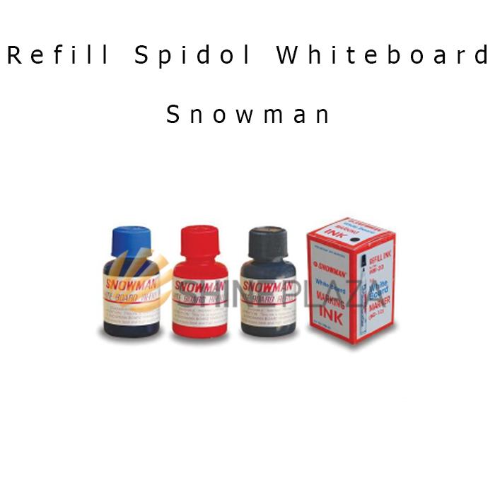 Gambar Refill Isi Tinta Spidol Whiteboard Snowman Marker WBI-20 - Hitam dari Shine Plaza Kota Bandung Tokopedia