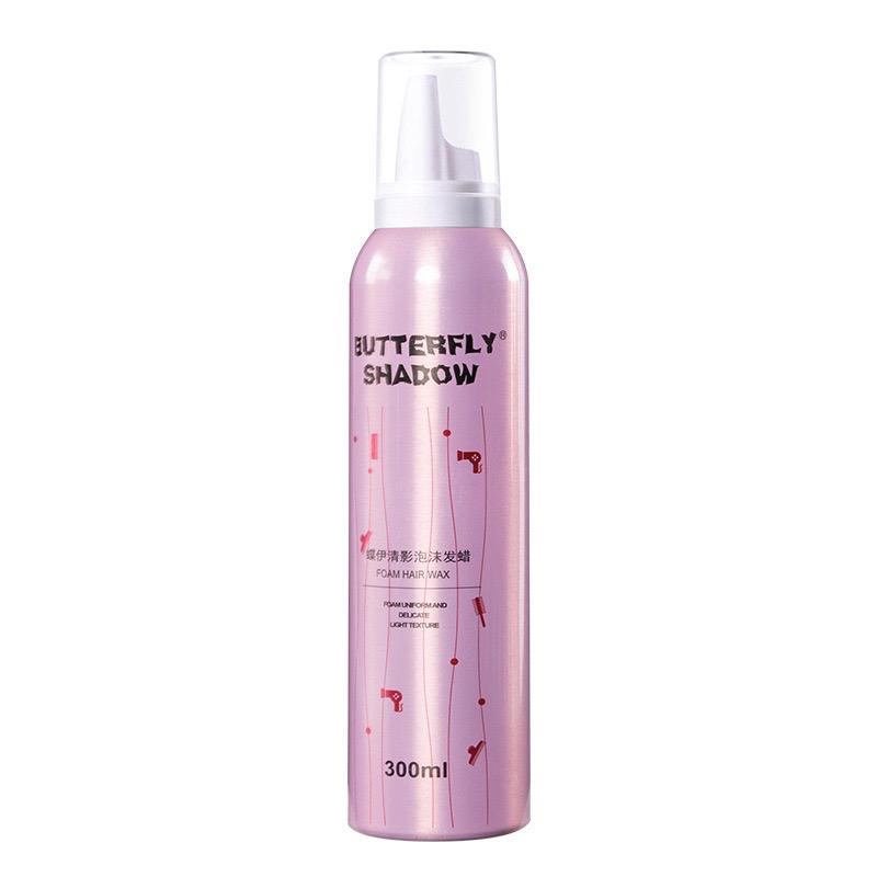 Gôm mềm giữ nếp tóc BUTTERFLY SHADOW 300ML Keo bọt dạng mềm tạo kiểu và giữ nếp tóc uốn xoăn tự nhiên bồng bềnh