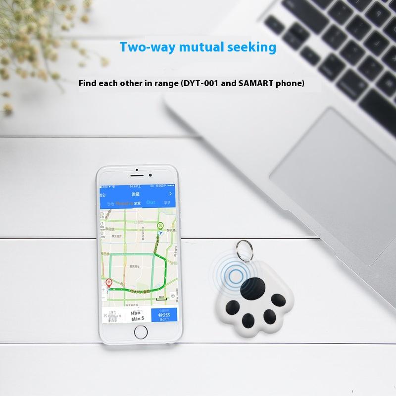 Product Introduction of (5 Batteries for Free)Intelligent 5.0 Bluetooth Dog Claw Anti Loss Device Bidirectional Alarm Keychain Pendant Bidirectional Object Searching and Positioning Tracker,tracking chip,chip tracking device,gps tracker,gps mini tracker Button Net 29