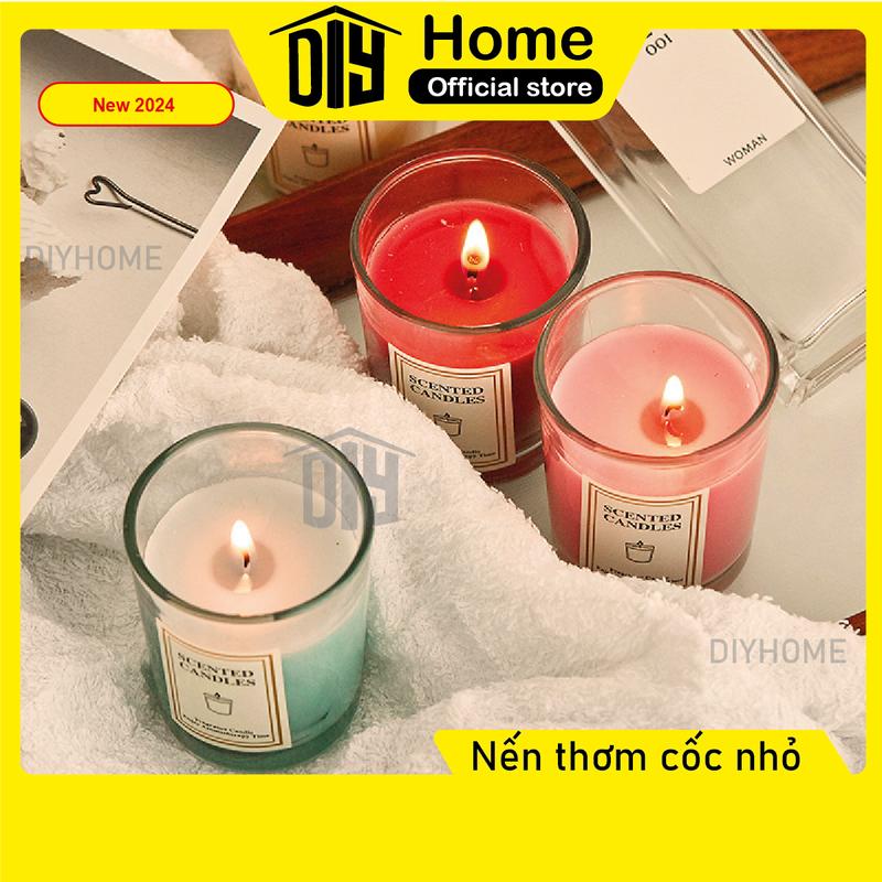  Nến thơm thiên nhiên nhiều mùi hương Decor phòng Dầu Thơm an toàn không khói 