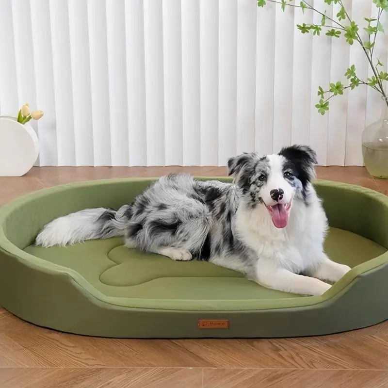 Oval Design Pet Bed, Waterproof & Chew-resistant Dog Bed, Comfortable Pet Supplies for Small, Medium & Large Dogs