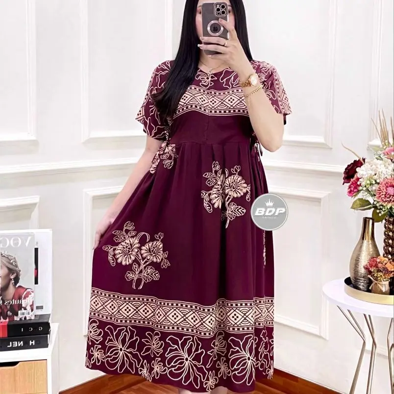 Daster chibi viral ANGGUN homedress busui friendly adem motif ootd termurah promo diskon bisa COD paket usaha