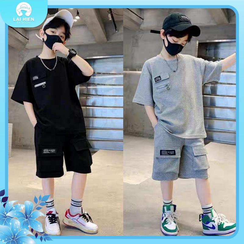 Bộ Quần Áo Cho Bé Trai , set bộ phong cách cho bé trai mẫu TÚI HỘP vải cotton khô loại đẹp may kĩ Mã 03