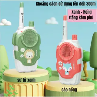 Bộ đàm đồ chơi cho bé combo 2 chiếc đa chiều 2 kênh cho trẻ vui chơi