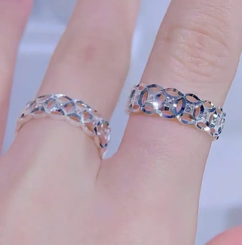 Nhẫn hình Kim Tiền BAC "ĐÃ XI KIM" (NKT) Voi 2
