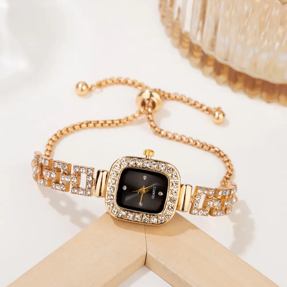 Jam Tangan Kuarza Wanita, Reka Bentuk Segi Empat Niche, Ketibaan Baru eyes wanita Watches