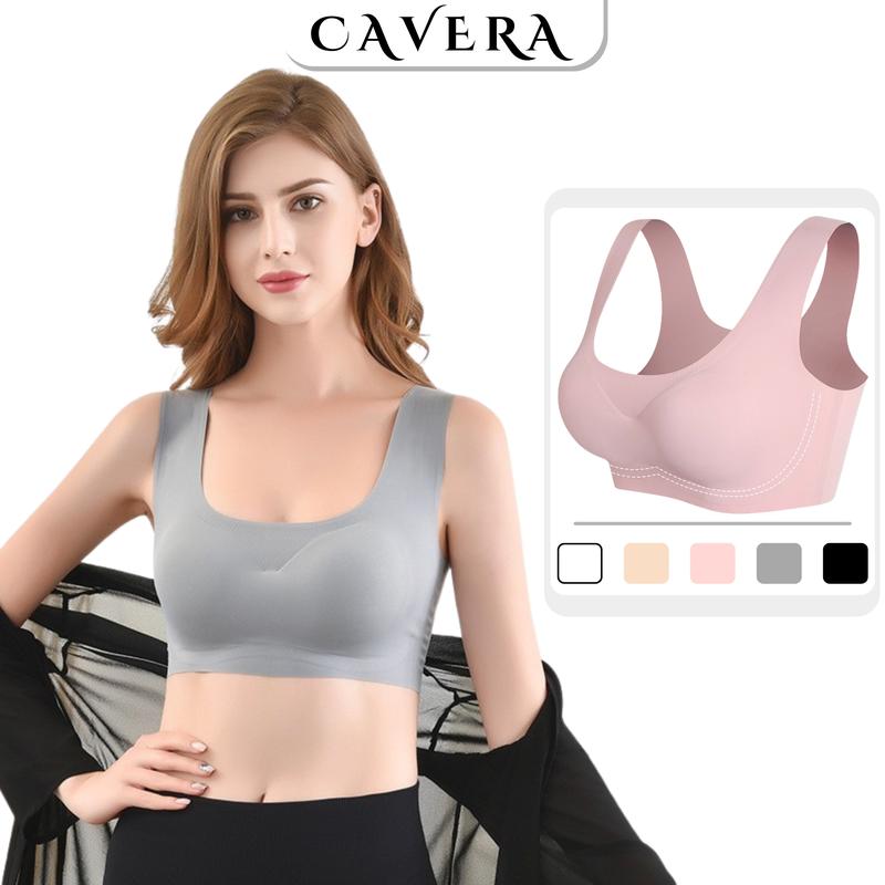 Set 3 Áo ngực không gọng - Áo lót thể thao đúc su bản to co dãn siu mát siu xinh CAVERA Bra Sport A5262