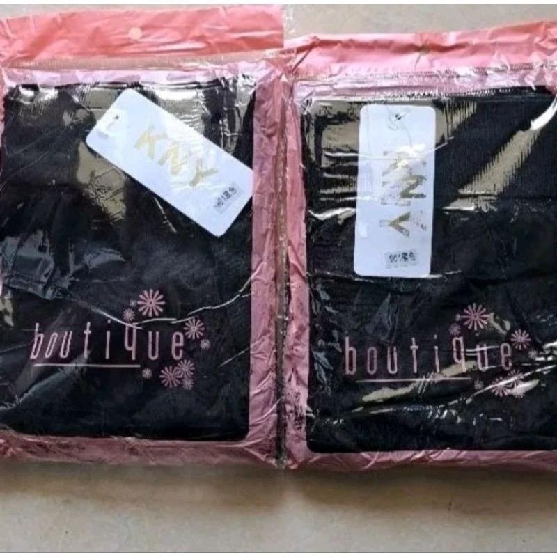 PASTELINK - LEGGING HITAM FULL COTTON!! 5