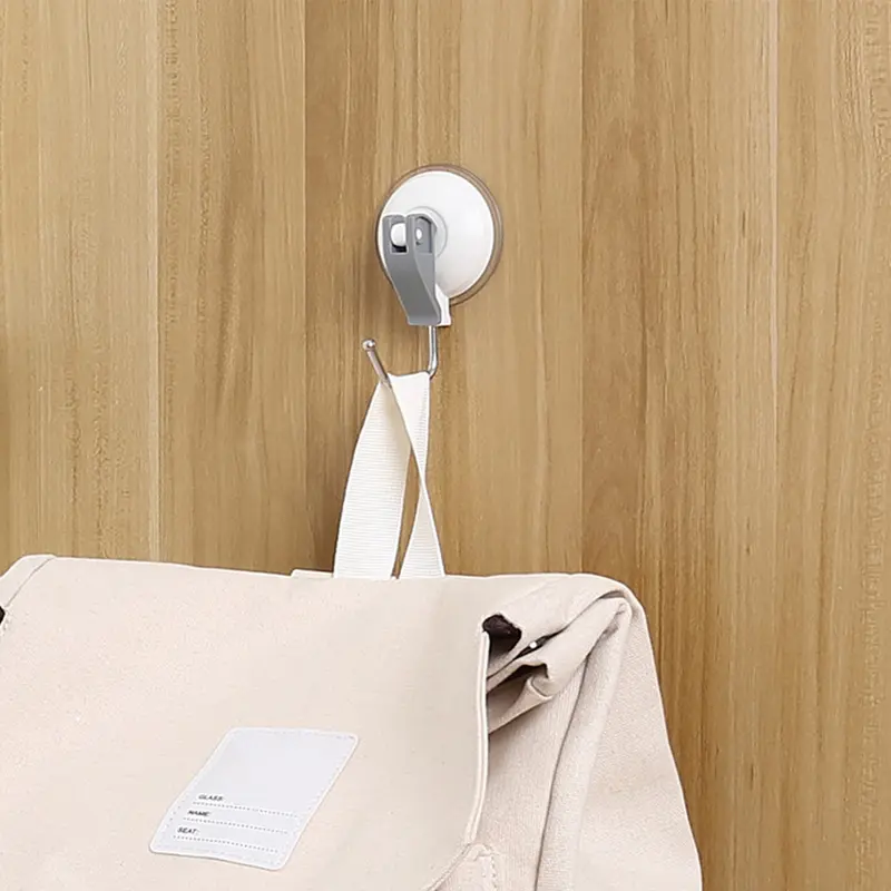 Móc Cốc Hút, 2 Chiếc, Giá Chân Không Có Thể Tháo Rời Cho Nhà Vệ Sinh, Phòng Tắm Và Nhà Bếp, Móc Treo Khăn, Móc Hút Chắc Chắn Và Không Dấu Vết, Lưu Trữ 5
