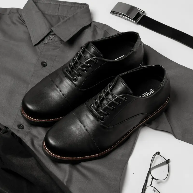 LOTHAR |ManNeedMe x NAZ| Sepatu Pantofel Pria Oxford Shoes Pantopel Formal / Kantor / Kerja ORIGINAL 0
