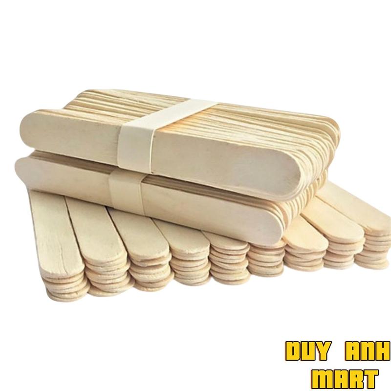 Que Kem Gỗ [1Kg; 500g], Đè Lưỡi, Que Tròn Làm Mô Hình Handmade, Wax Lông, Diy