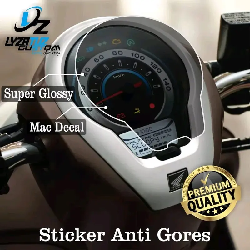 Sticker Anti Gores Scoopy Stiker Speedometer Scoopy Terbaru 2021-2023 Car 6