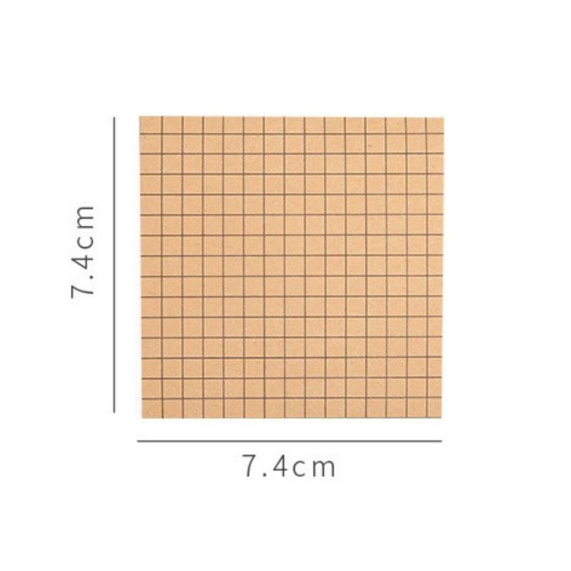 (75 Lembar) Sticky Notes Brown White Memopad Sekolah Kantor SN8007 ...