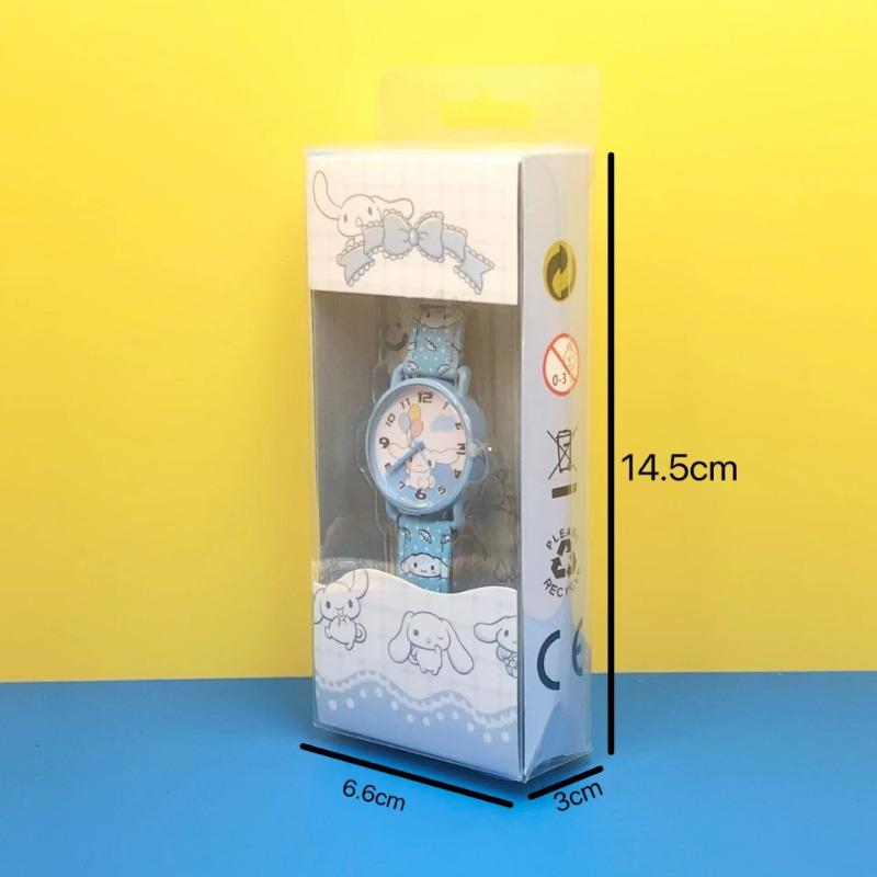 Product Introduction of Anime  PU Leather Electronic Watch Kulomi Big-eared Dog Melody Children's Watch Gift with Gift Box 13