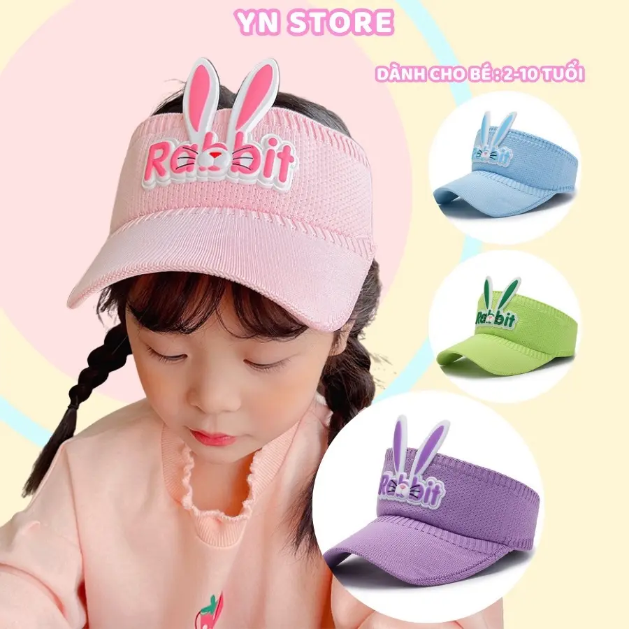 Mũ lưỡi trai hở chóp cho bé từ 2-10 tuổi