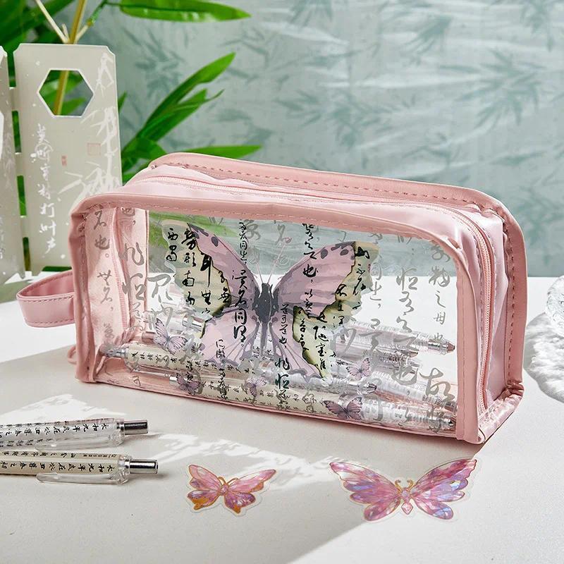 Clear Calligraphy Pencil Holders: Are Butterfly Designs Wort