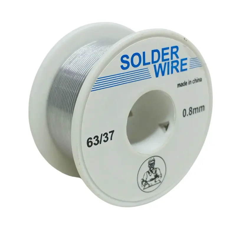 Lead Roll Soldering Timah Kawat Solder Gulung Diameter 0,8mm 50g 63/37 Wire Tinol Tenol Elektronik Uk 0,8 mm 50 Gram Logam 2