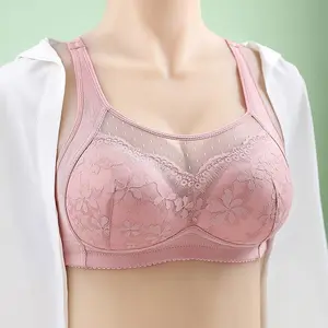 Moria WX032 Push Up Tanpa Kawat Bra Wanita Renda Gesper Cup Berventilasi Bra BH Fashion Premium BH Busa Tipis Tanpa Kawat Sangat Nyaman Enak Dipakai Bra Seamless Sport Push Up Bra Jumbo Renda Bunga Big Size Bh Model Brukat Elastis Tanpa Kait Bh Pakaian D