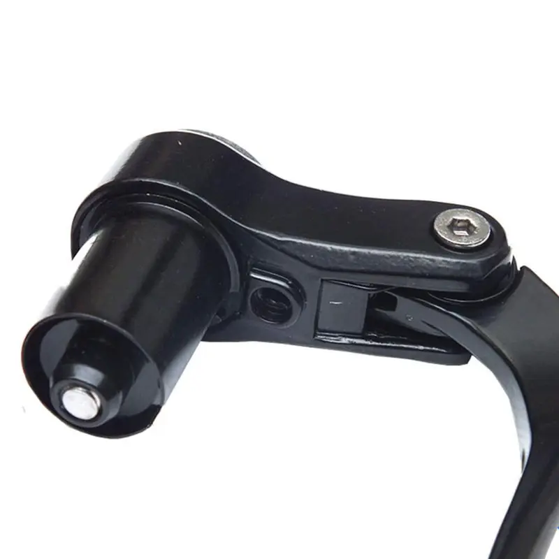 2Pcs  Brake Levers Set Bar End MTB Aero Bar Black Triathlon TT Time 7