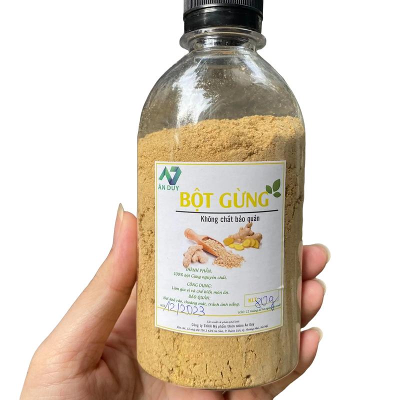 Bột Gừng Ta Nguyên Chất 80g Hữu Cơ - Gia Vị Cho Món Ăn Và Nước Uống