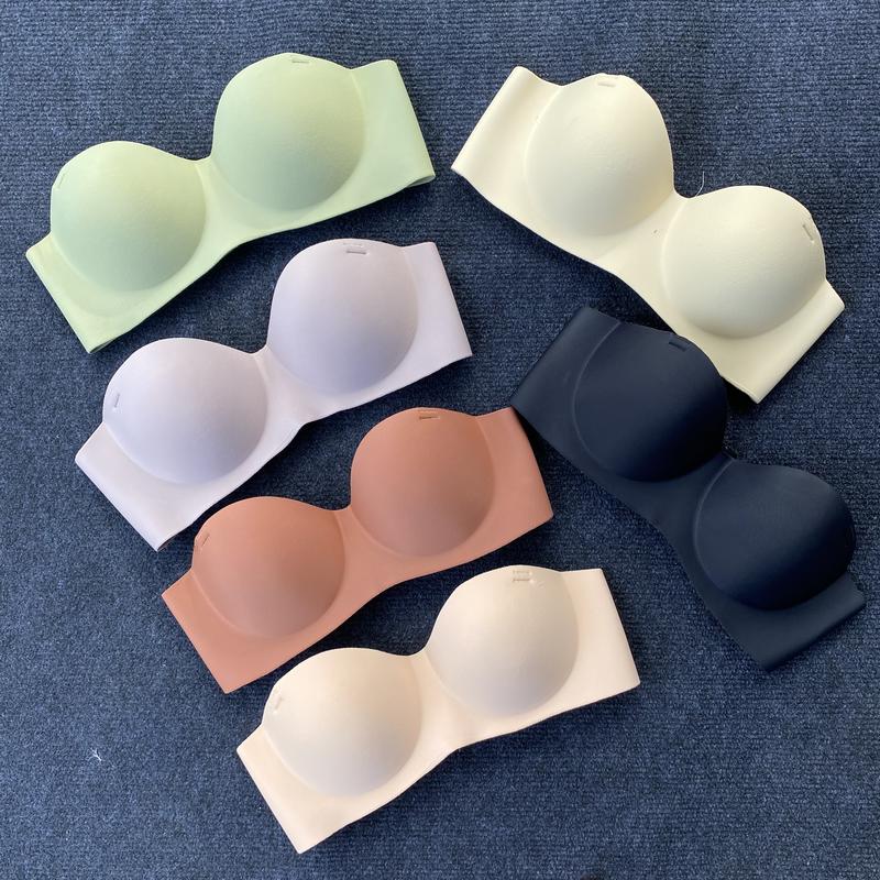 { Tăng 1 size }COMBO 3 áo lót nữ đúc su mềm mại cúp ngang đệm 3 phân SN2023 Bra Áo Ngực Cúp Ngực Cup Women