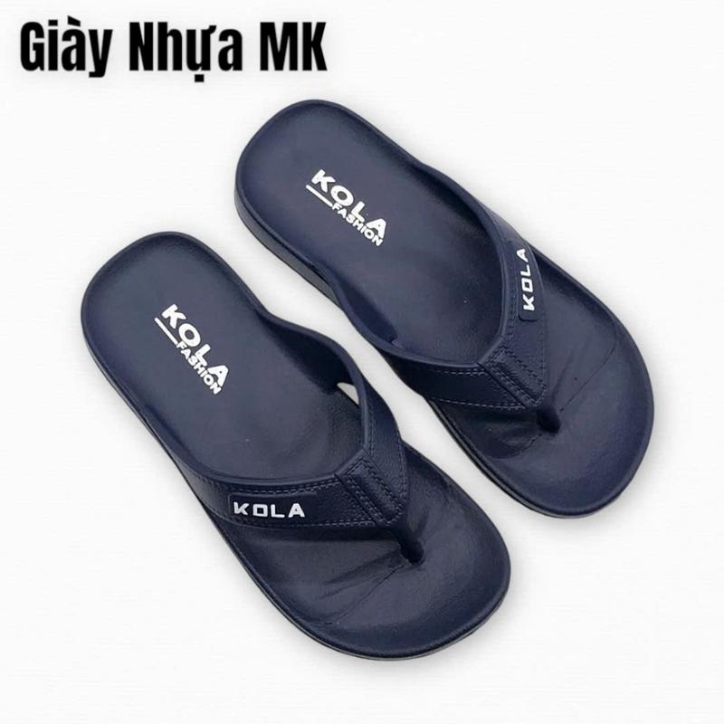 Dép kẹp tông xỏ ngón nam nữ Kola đúc ép nguyên khối siêu nhẹ siêu bền chống nước đi mưa đi biển - DL269 6