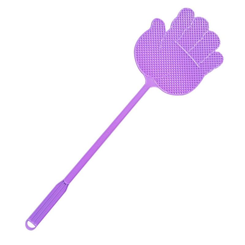 Product Introduction of 1/6 Creative Palm Fly Swatter Manual Model Plastic Fly Swatter Mosquito Swatter Lengthened Thickened Large Anti-mosquito Swatters 28