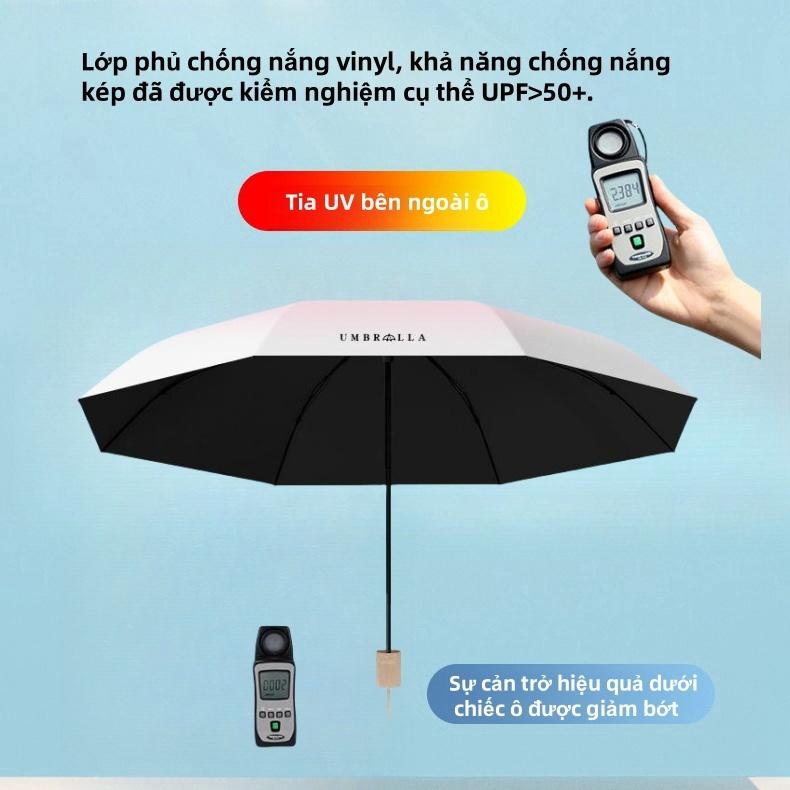 Ô Tự Động Nữ Mưa Hoặc Mưa Chống Nắng Chống Nắng Chống Tia Cực tím Mạnh Chống Gió 8