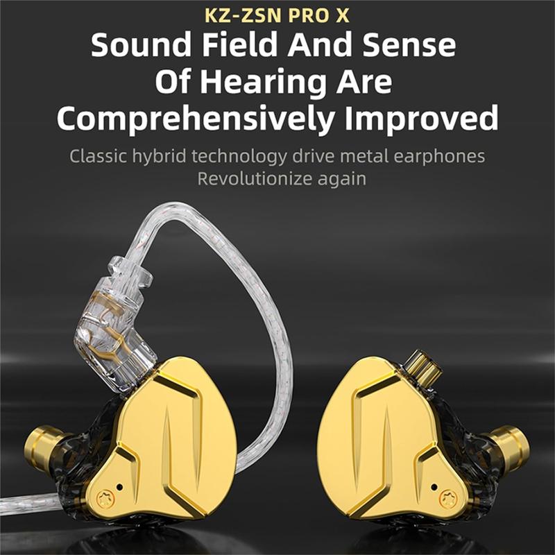 In-ear Design Monitor Wired Earphone, Wired Gaming Earbuds, Hifi Headphones with Hybrid Dual Driver, High Fidelity Earphone with Detachable Cable 5